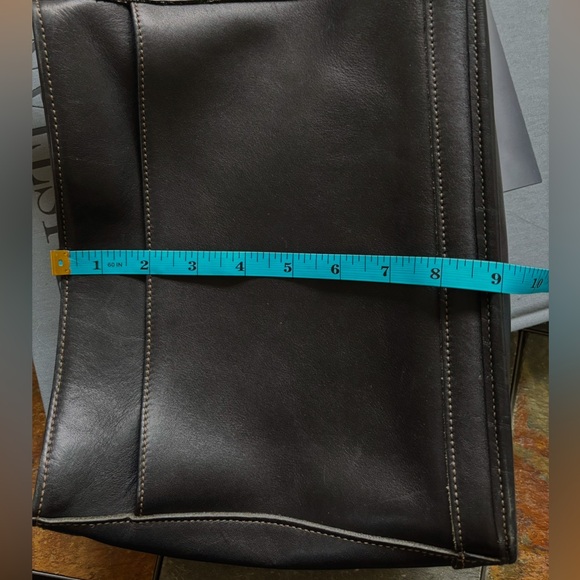 Vintage Coach Black Leather Shoulder Bag Excellent Condotion - Picture 13 of 14